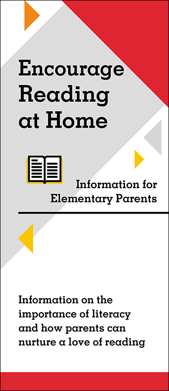 Encourage Reading at Home Pamphlet Handout