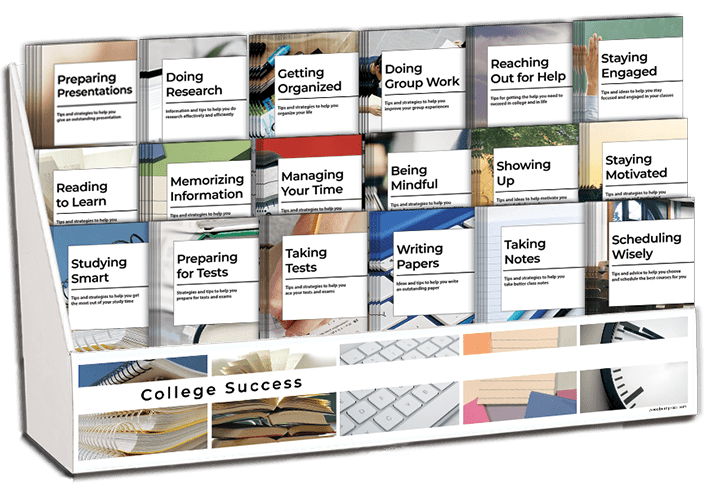College Success Pamphlet Display Package