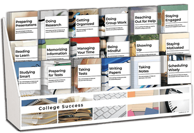 College Success Pamphlet Display Package