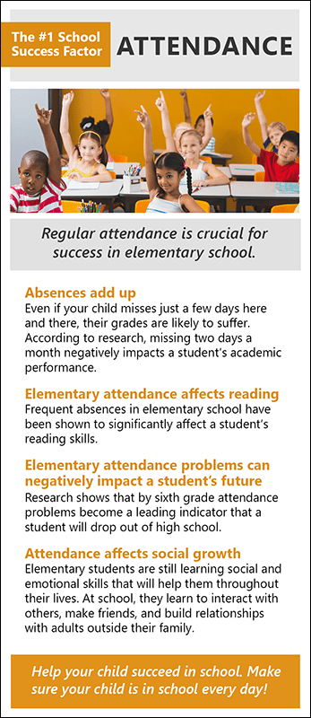 Attendance Rack Card Handout