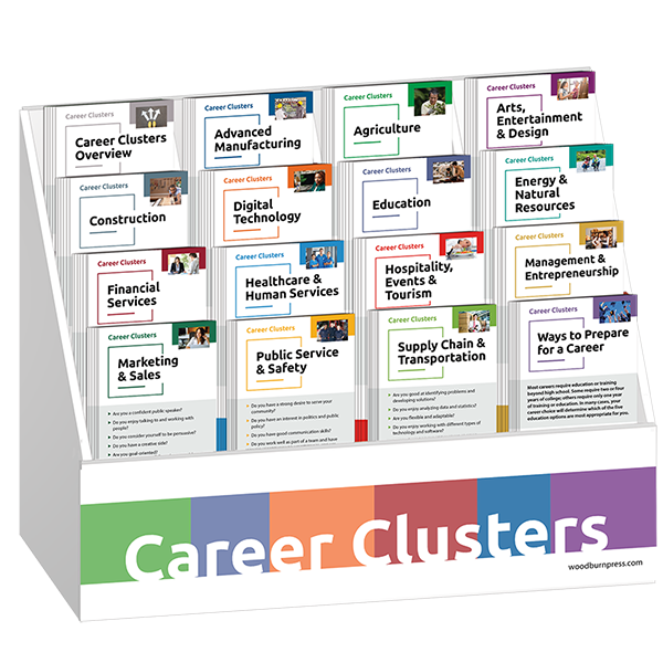 Career Clusters Rack Card Display Package