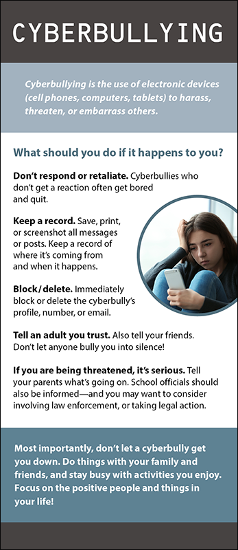 Cyberbullying Rack Card Handout