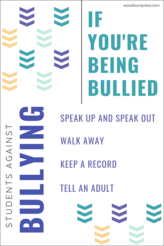 Students Against Bullying Poster