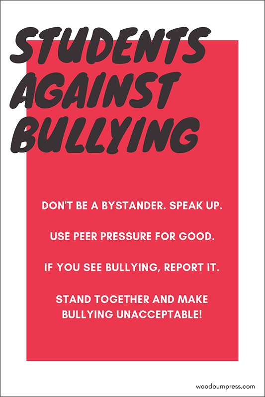 Stand Against Bullying Poster